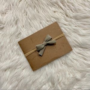 Baby Mint Simple Bow on Nylon or Clip In